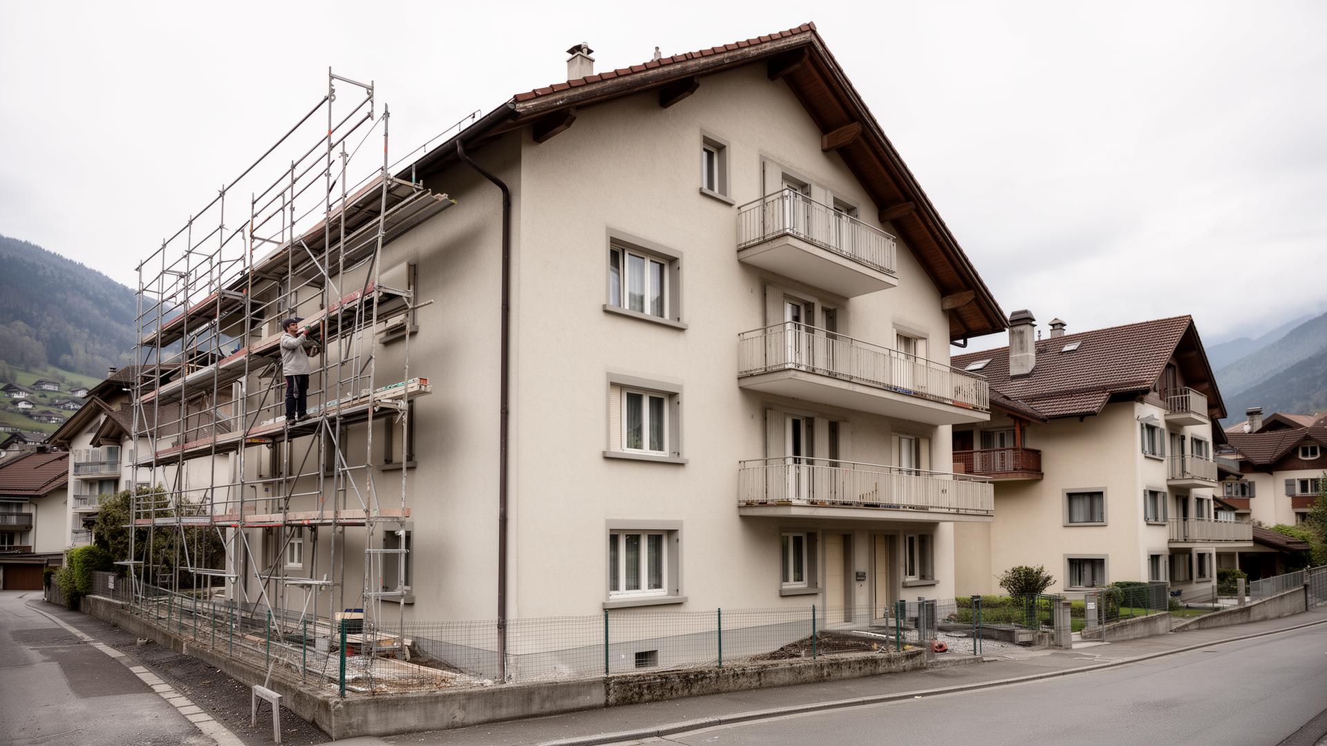Sanierung eines Schweizer Wohngebäudes